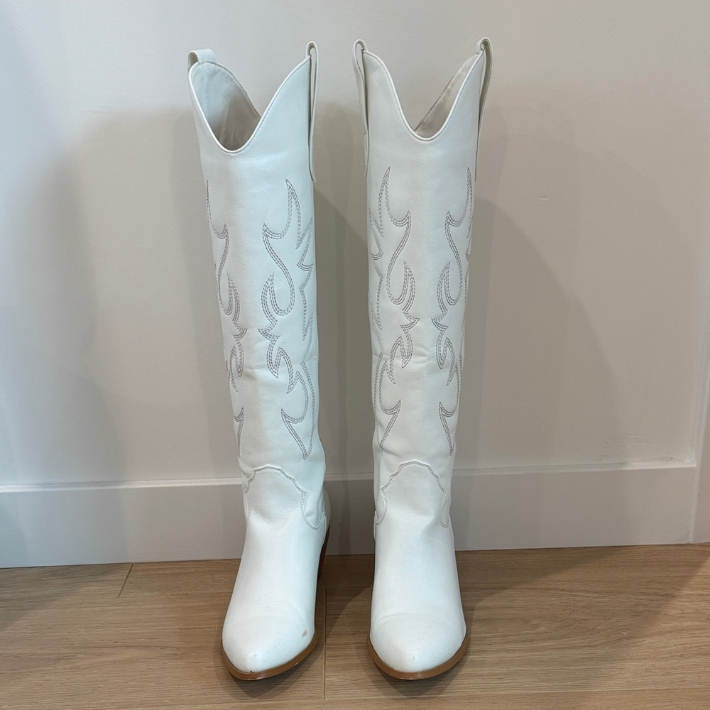 Billini White Cowboy Boots